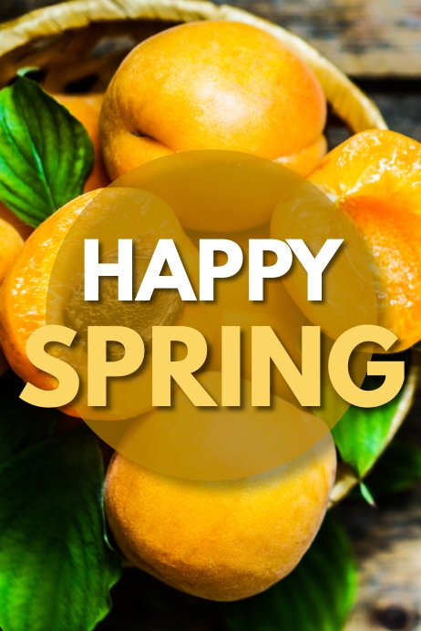 HAPPY SPRING 4 Template | PosterMyWall