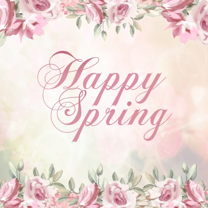 Happy Spring Artistic for Instagram Template | PosterMyWall