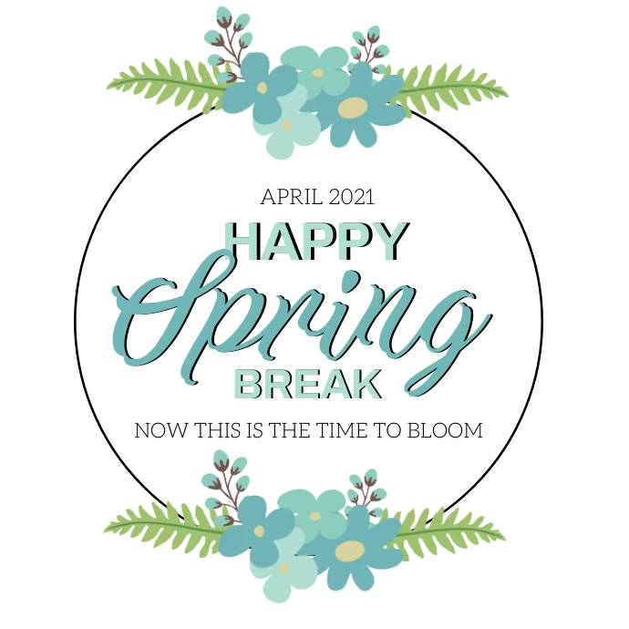 HAPPY SPRING BREAK AD DESIGN TEMPLATE | PosterMyWall