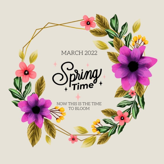 HAPPY SPRING BREAK AD DESIGN TEMPLATE | PosterMyWall