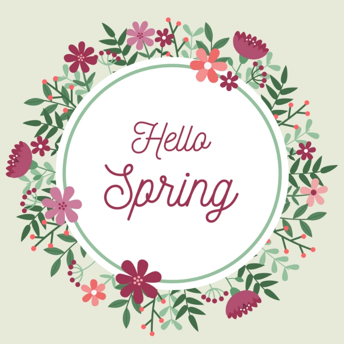 Design Spring Day Copy of HAPPY SPRING DAY CARD AD TEMPLATE | PosterMyWall