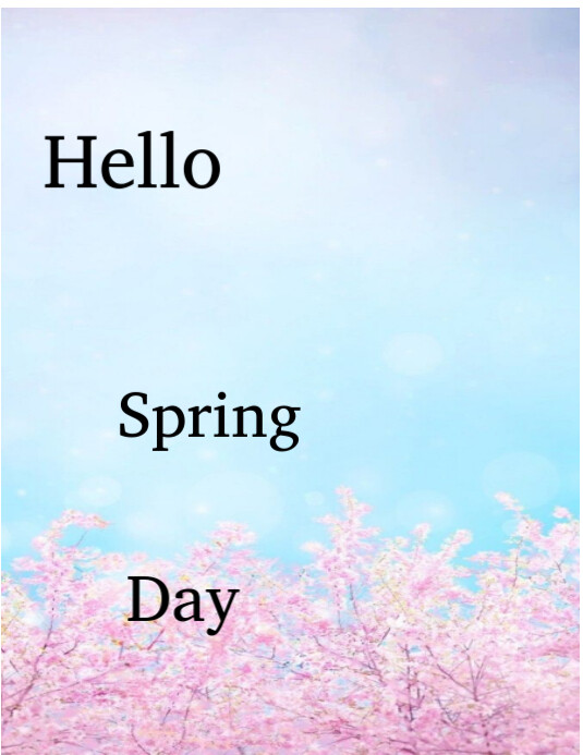 Copy of Happy spring day | PosterMyWall