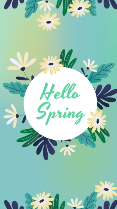 HAPPY SPRING DAY DESIGN TEMPLATE Instagram Story