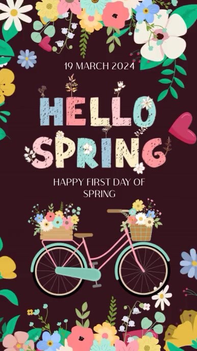 HAPPY SPRING day WISHES BANNER Template | PosterMyWall