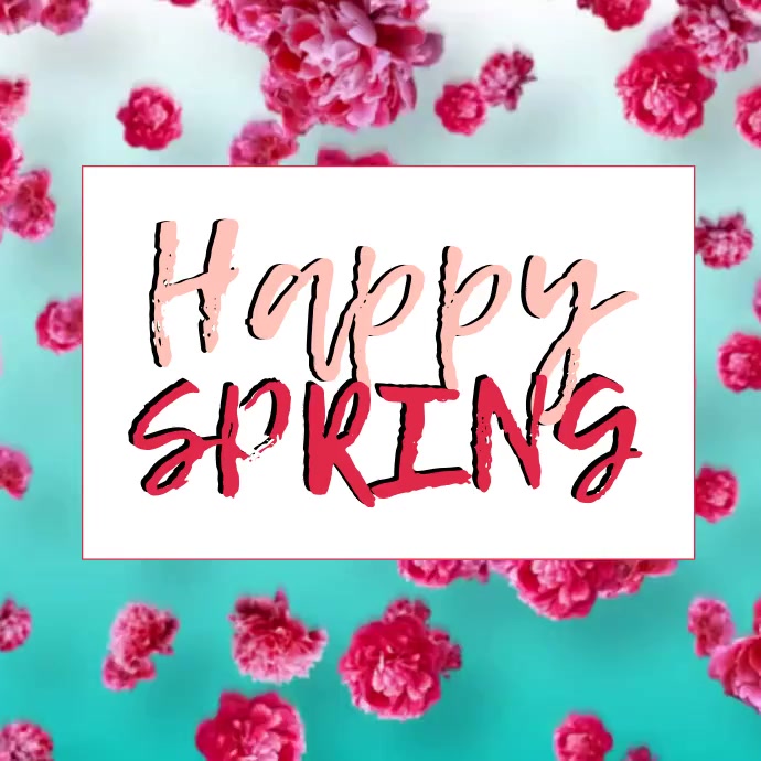 Happy Spring Day Employees HAPPY SPRING day WISHES BANNER Template | PosterMyWall