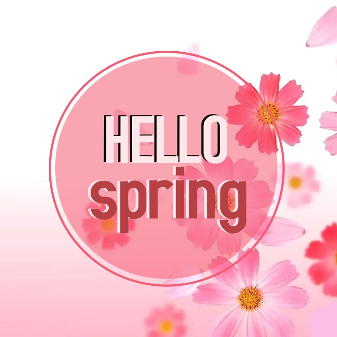 Happy Spring Day Work Message Copy of happy spring day wishes design template | PosterMyWall