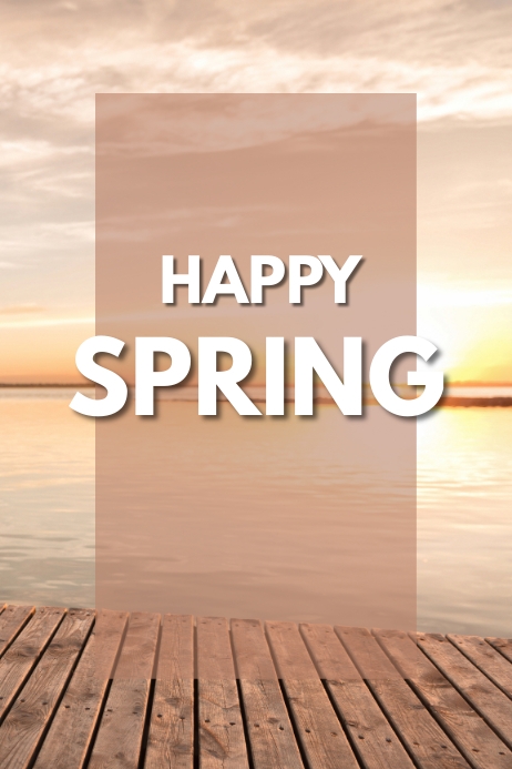 HPPY SPRING Template | PosterMyWall