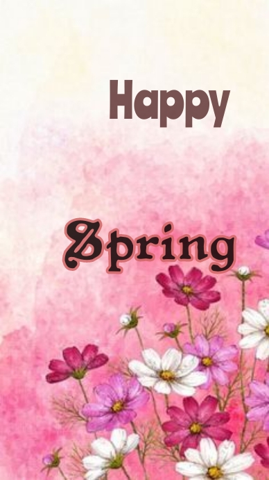 happy spring Template | PosterMyWall