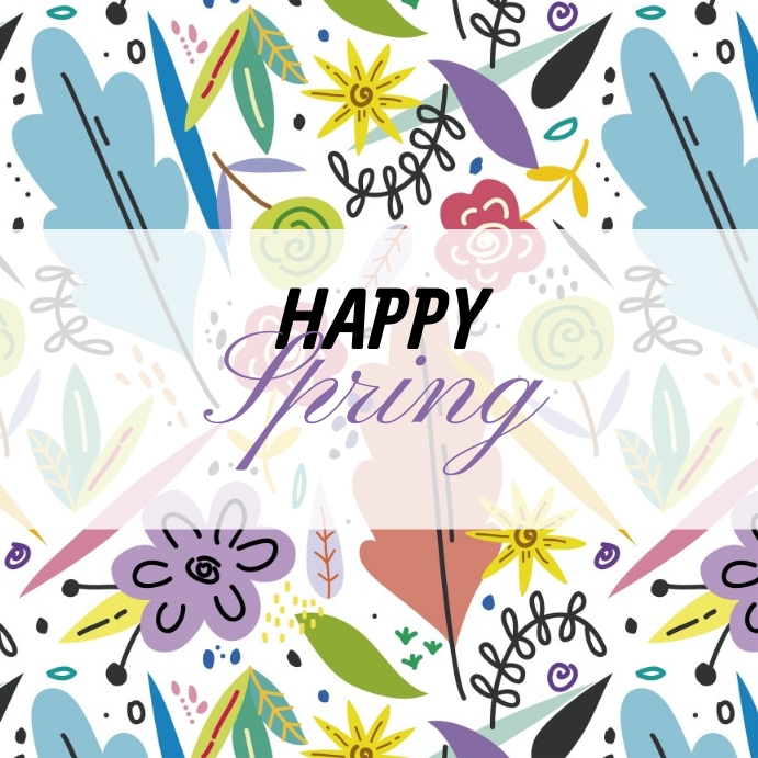 Friday Spring Graphics On Pinterest happy spring Template | PosterMyWall
