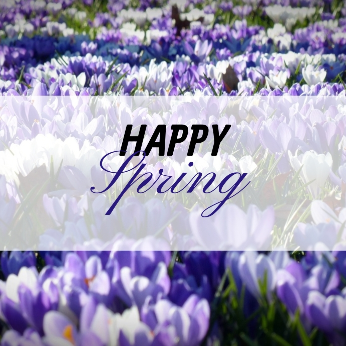 happy spring Template | PosterMyWall