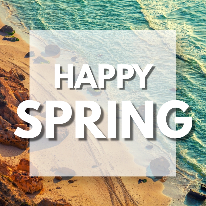 HAPPY SPRING Template | PosterMyWall