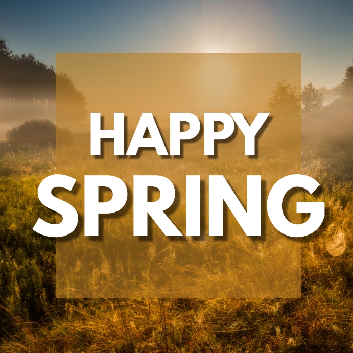 HAPPY SPRING Template | PosterMyWall