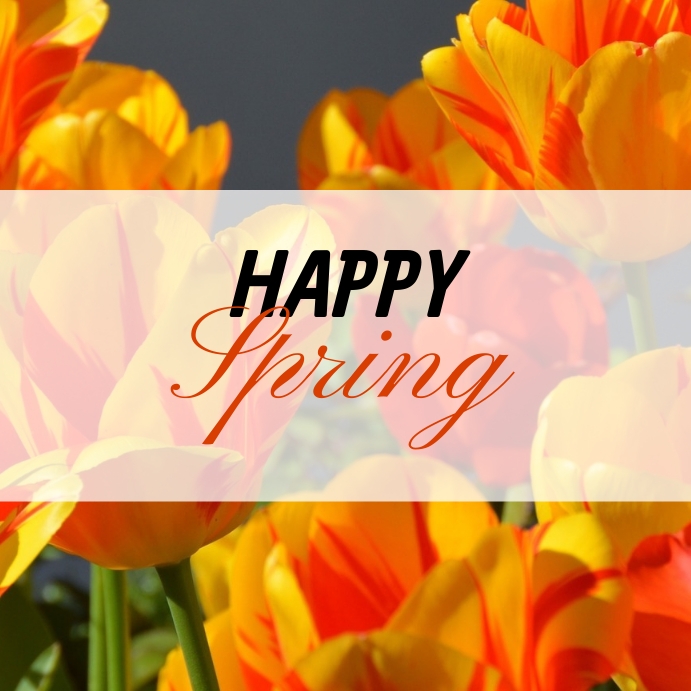 Happy Spring Email Intro happy spring Template | PosterMyWall