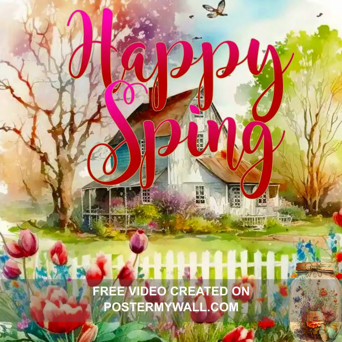 Happy Spring Instagram Story Template | PosterMyWall