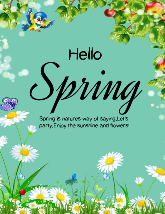 Spring Celebration Flyers Template | PosterMyWall