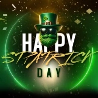 happy st patrick's day Instagram na Post template