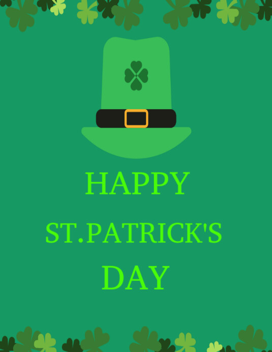 st patricks day email template
