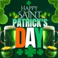 Happy St Patrick's Day video Instagram Post template