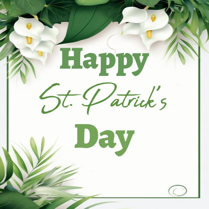 Happy St Patricks Day Post Instagram Post Template | PosterMyWall
