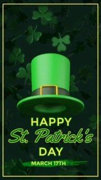 Happy St. Patrick's Day Reel Instagram template