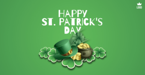 Happy St. Patrick's Day ภาพที่แชร์บน Facebook template
