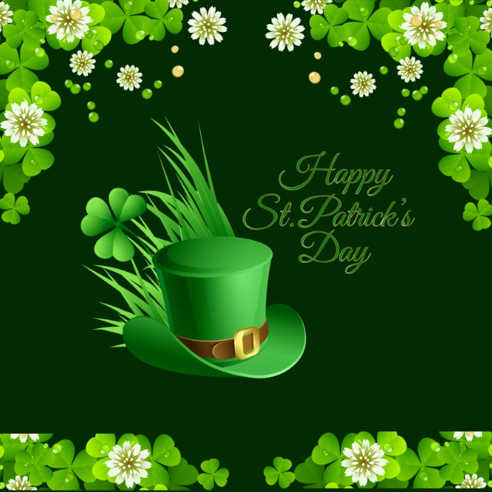 Happy ST. Patrick's day Instagram 帖子 template