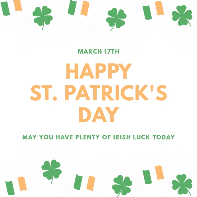 Happy St Patrick S Day Instagram Post Template Postermywall Happy St Patrick S Day Instagram Post Template Postermywall