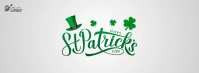 Happy St. Patrick's Day Copertina Facebook template