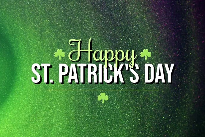 Happy St. Patrick's Day Plakat template