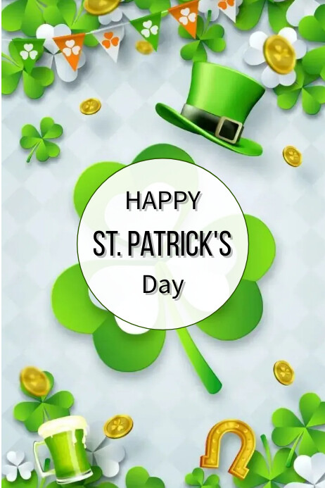 Happy st. patrick's day flyer template | PosterMyWall