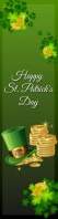 Happy St. Patrick's Day - Glittery Skyscraper, breed template