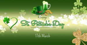 happy st. patricks day, saint patricks day Imagem partilhada do Facebook template