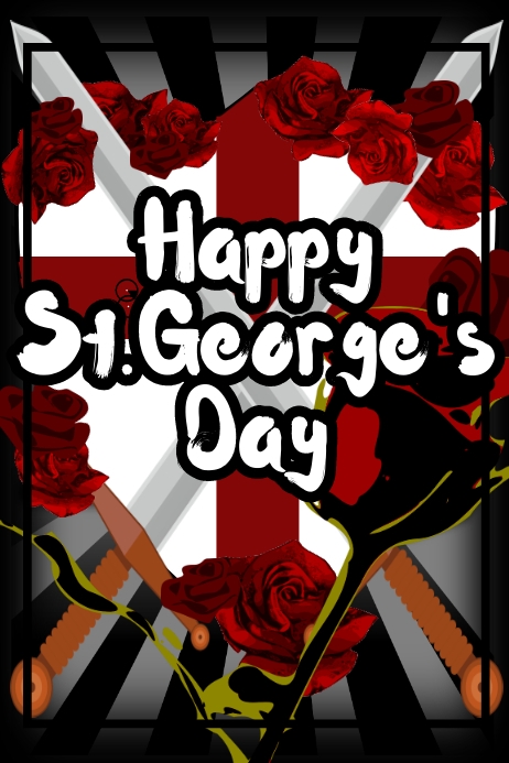 Happy St.George's Day Template | PosterMyWall