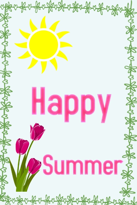 Happy Summer Template PosterMyWall