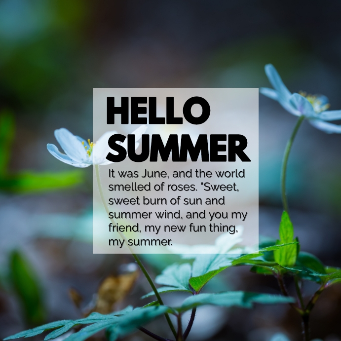 Plantilla de happy summer instagram post | PosterMyWall