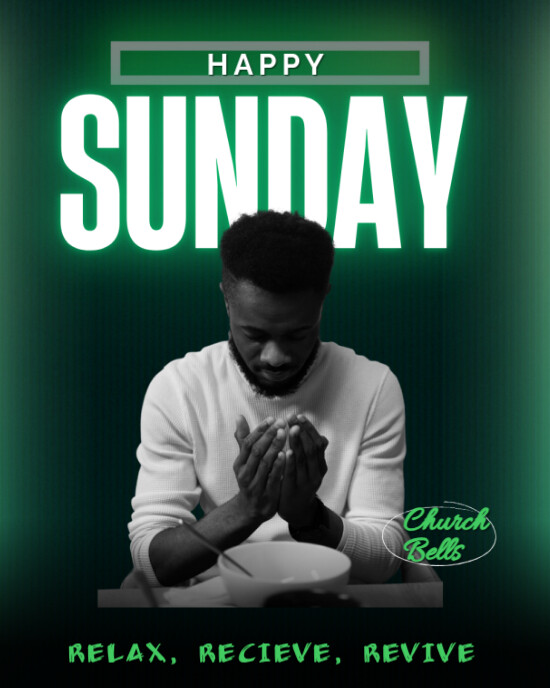 Happy Sunday, Professional Instagram Portrait Template | PosterMyWall