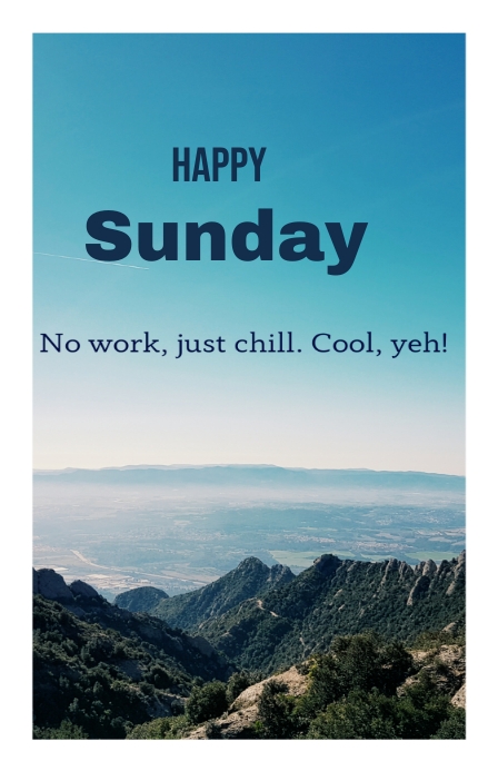 Happy Sunday Template PosterMyWall