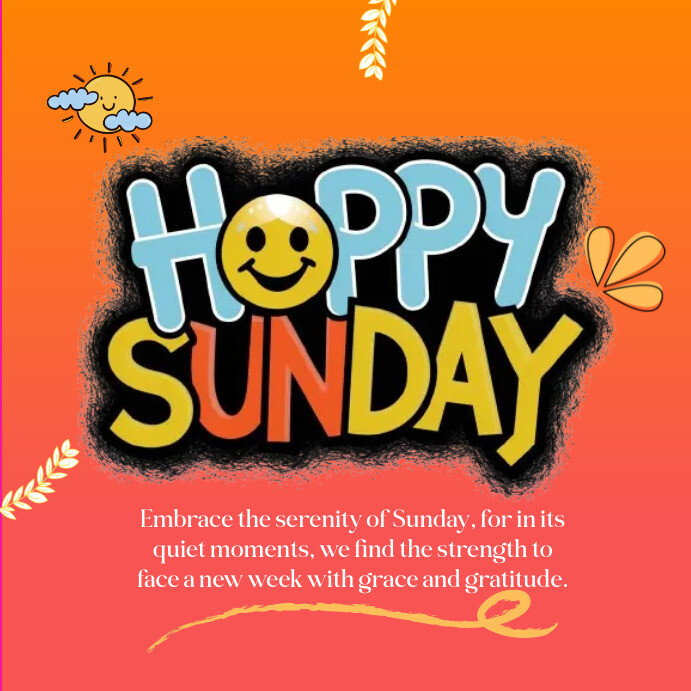 Happy Sunday Graphics For Facebook