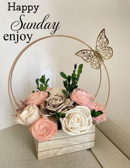 Sunday Enjoy Vector Copy of Happy Sunday enjoy | PosterMyWall