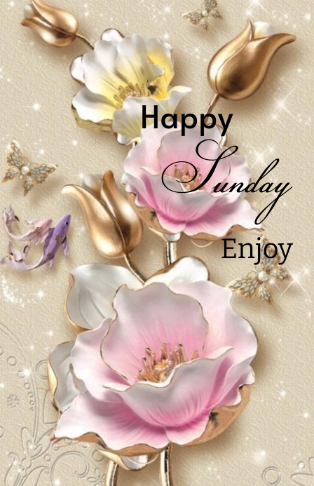 Sunday Enjoy Vector Copy of Happy Sunday enjoy | PosterMyWall