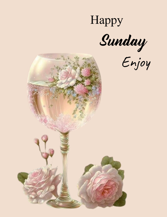 Sunday Enjoy Vector Plantilla de Happy Sunday enjoy | PosterMyWall