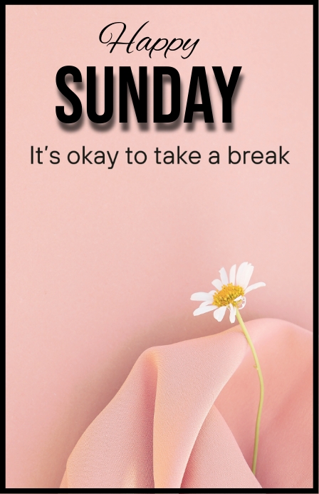 Sunday Enjoy Vector Copy of Happy Sunday enjoy | PosterMyWall