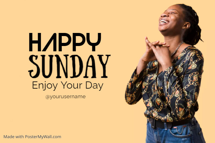 Happy Sunday Template PosterMyWall