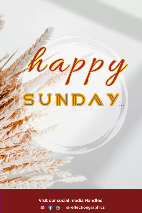 Happy Sunday Template PosterMyWall