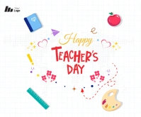 Happy Teacher's Day Medium Rectangle template