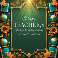 Happy Teacher's Day Template Instagram Post