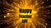 Happy Teacher Day Digital Display (16:9) template
