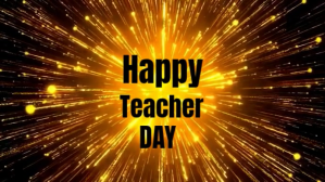 Happy Teacher Day Digital na Display (16:9) template