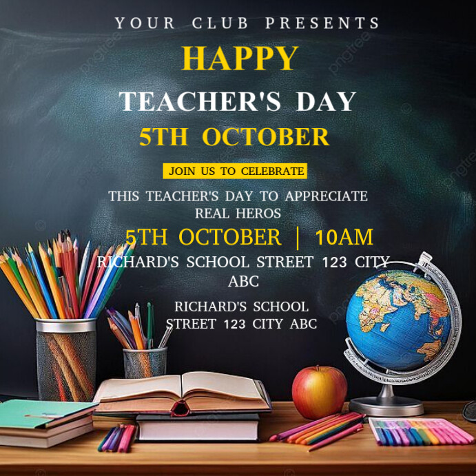 Happy Teacher Day Instagram Story template