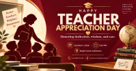 Rood Teacher Appreciation Day Facebook Shared Image Template